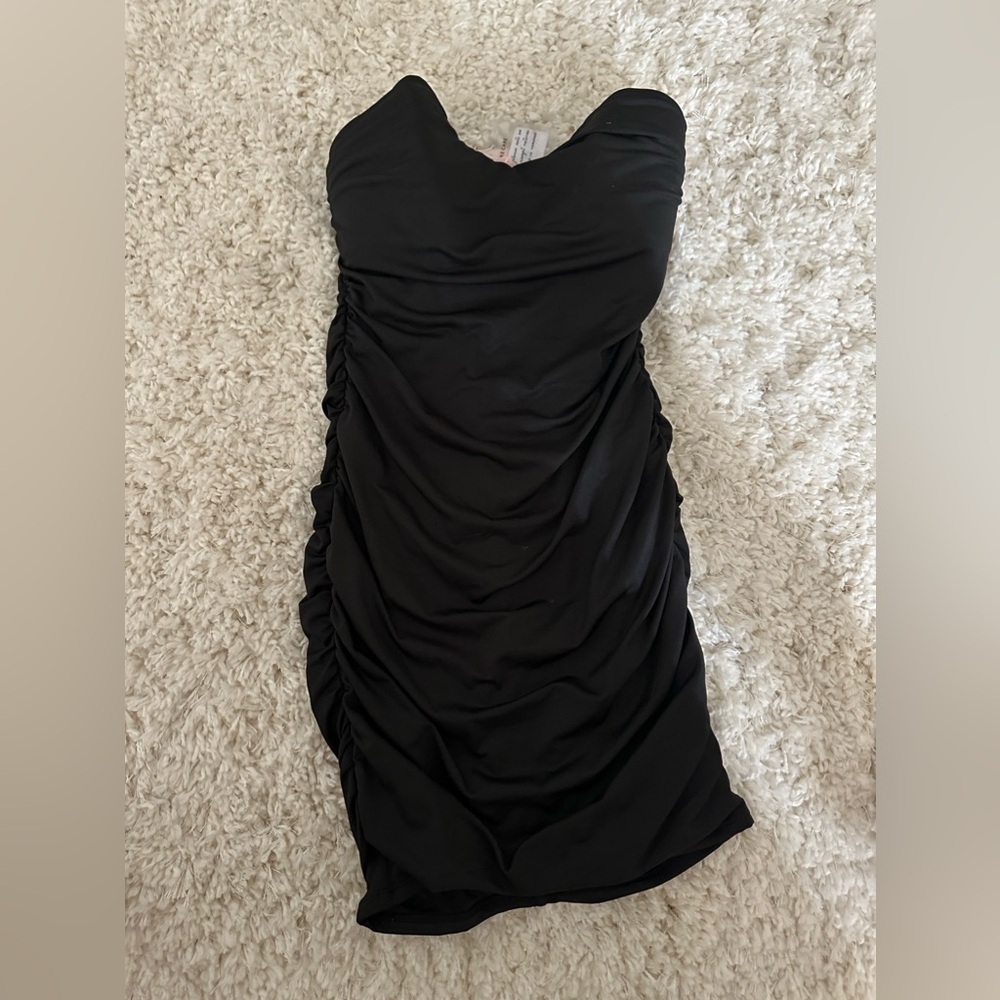 Oh Polly black mini dress